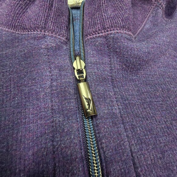 Tommy Bahama Mens 1/4 Zip Reversible Sweatshirt Size XXL, 2XL Tencel - Picture 5 of 12